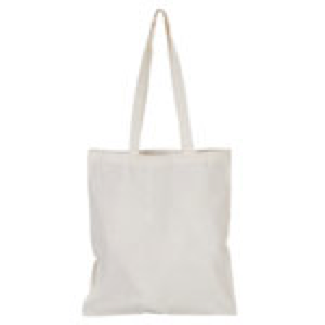 Baumwolltasche mit langen Henkeln